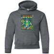 Sweatshirts Dark Heather / YS The Horrible Boss Youth Hoodie