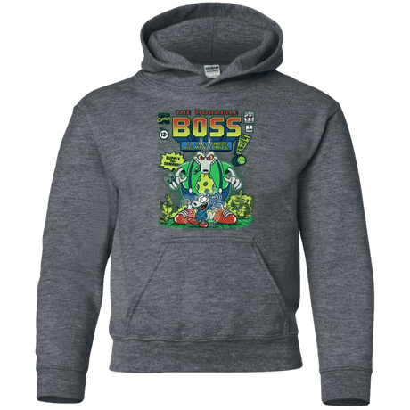 Sweatshirts Dark Heather / YS The Horrible Boss Youth Hoodie
