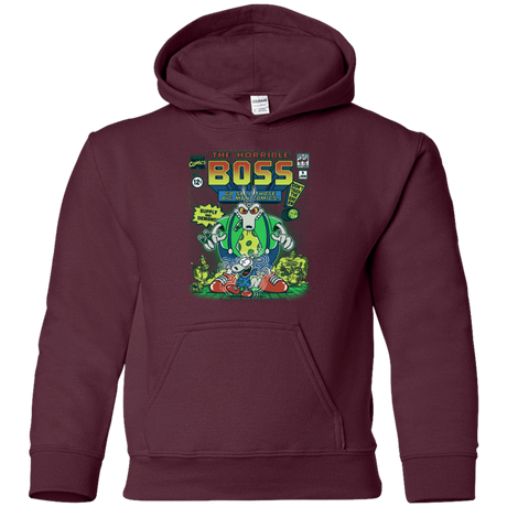 Sweatshirts Maroon / YS The Horrible Boss Youth Hoodie