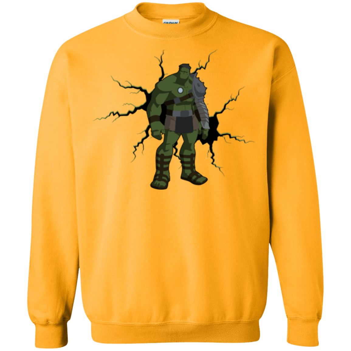 Sweatshirts Gold / Small The Hulk Crewneck Sweatshirt