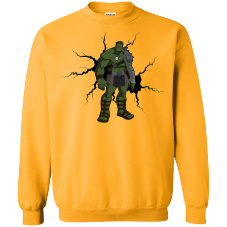 Sweatshirts Gold / Small The Hulk Crewneck Sweatshirt