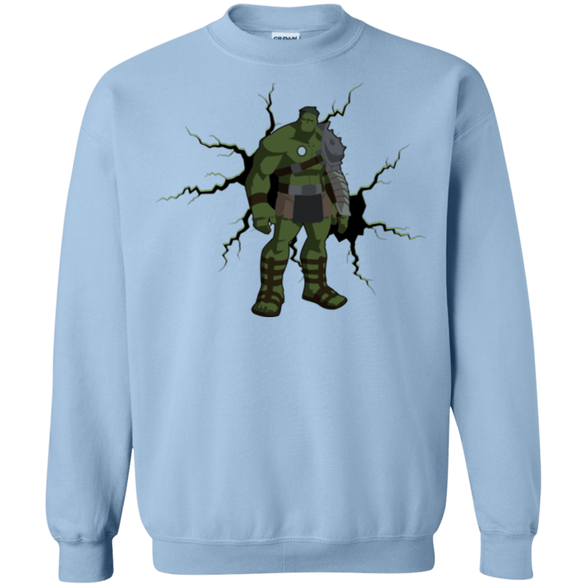 Sweatshirts Light Blue / Small The Hulk Crewneck Sweatshirt