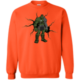 Sweatshirts Orange / Small The Hulk Crewneck Sweatshirt