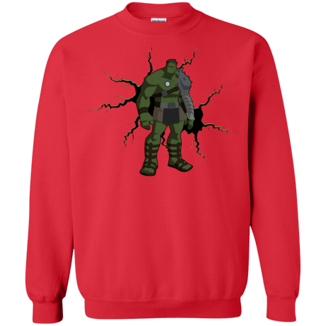 Sweatshirts Red / Small The Hulk Crewneck Sweatshirt