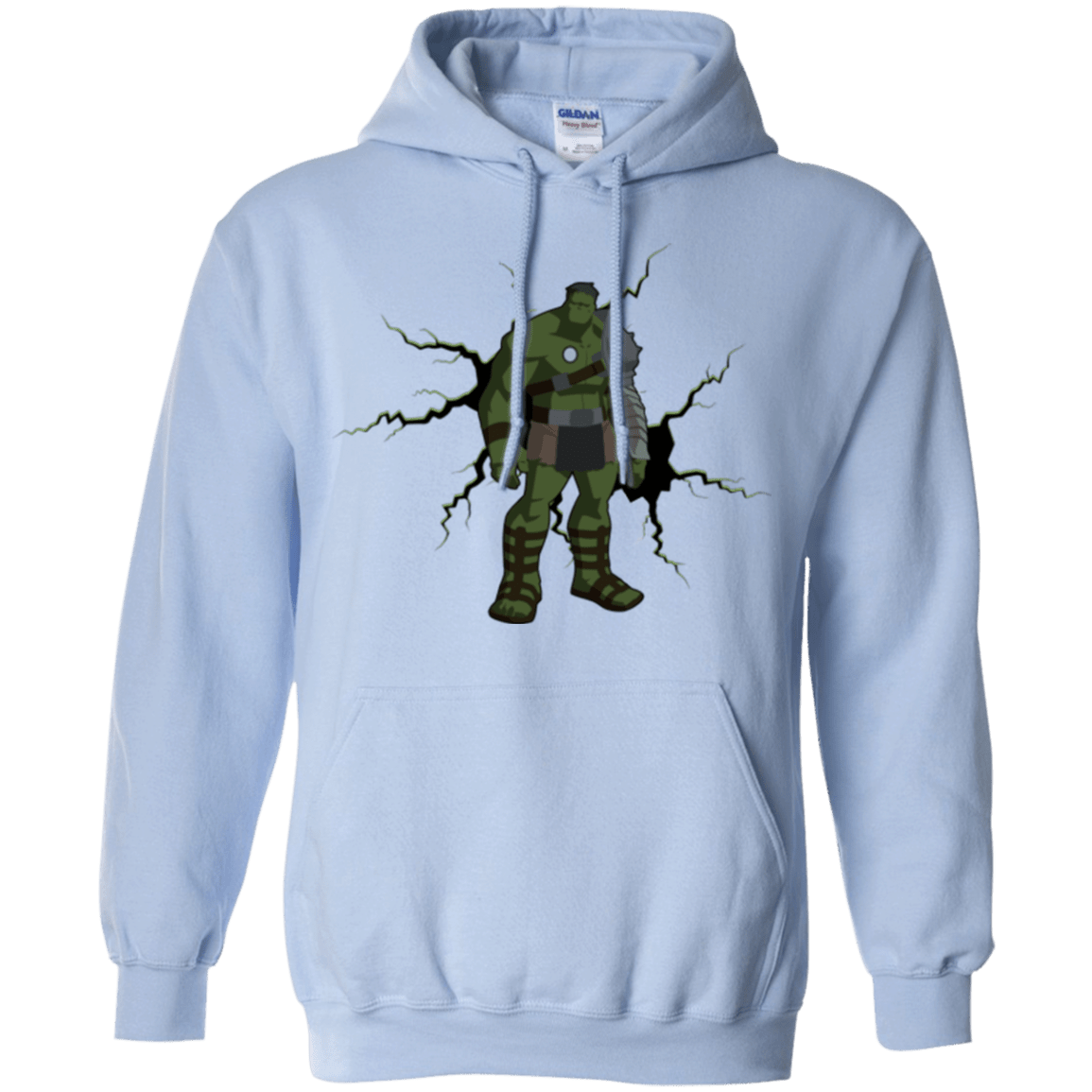 Sweatshirts Light Blue / Small The Hulk Pullover Hoodie