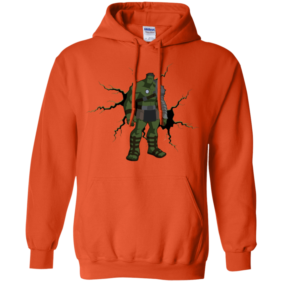 Sweatshirts Orange / Small The Hulk Pullover Hoodie