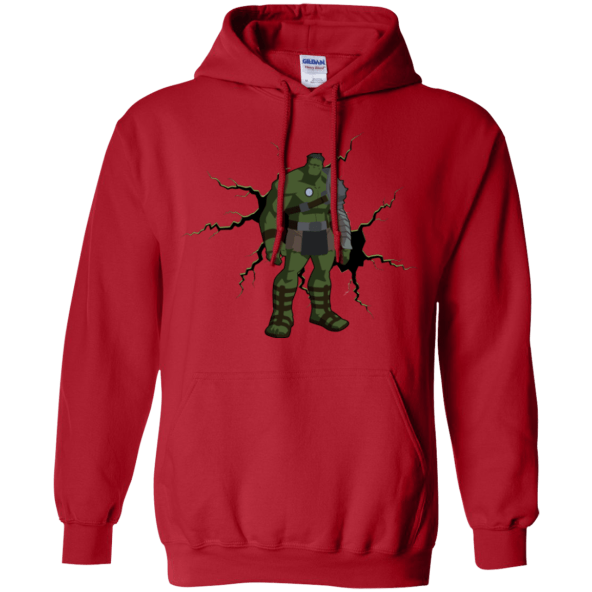 Sweatshirts Red / Small The Hulk Pullover Hoodie