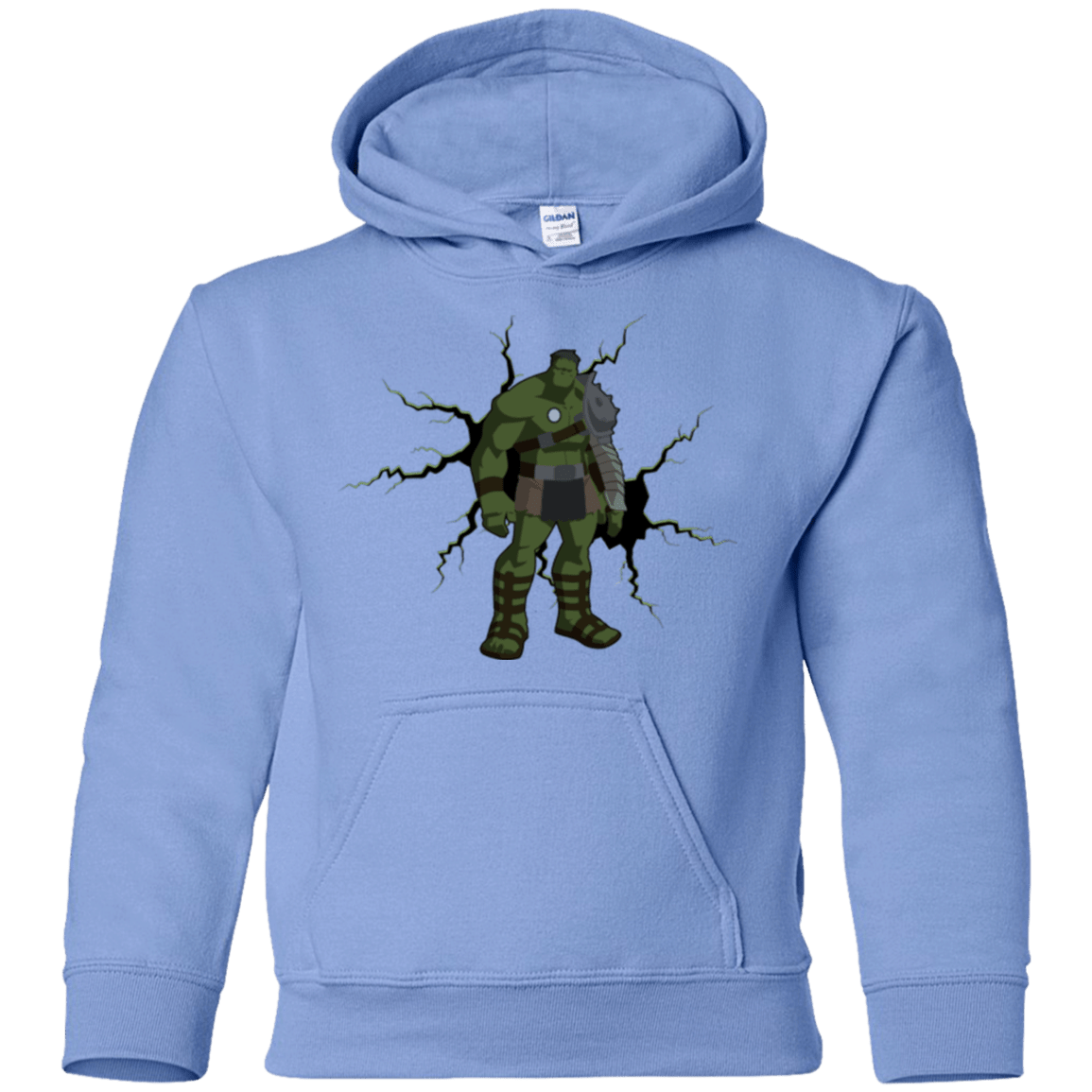 Sweatshirts Carolina Blue / YS The Hulk Youth Hoodie