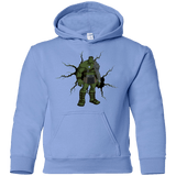 Sweatshirts Carolina Blue / YS The Hulk Youth Hoodie