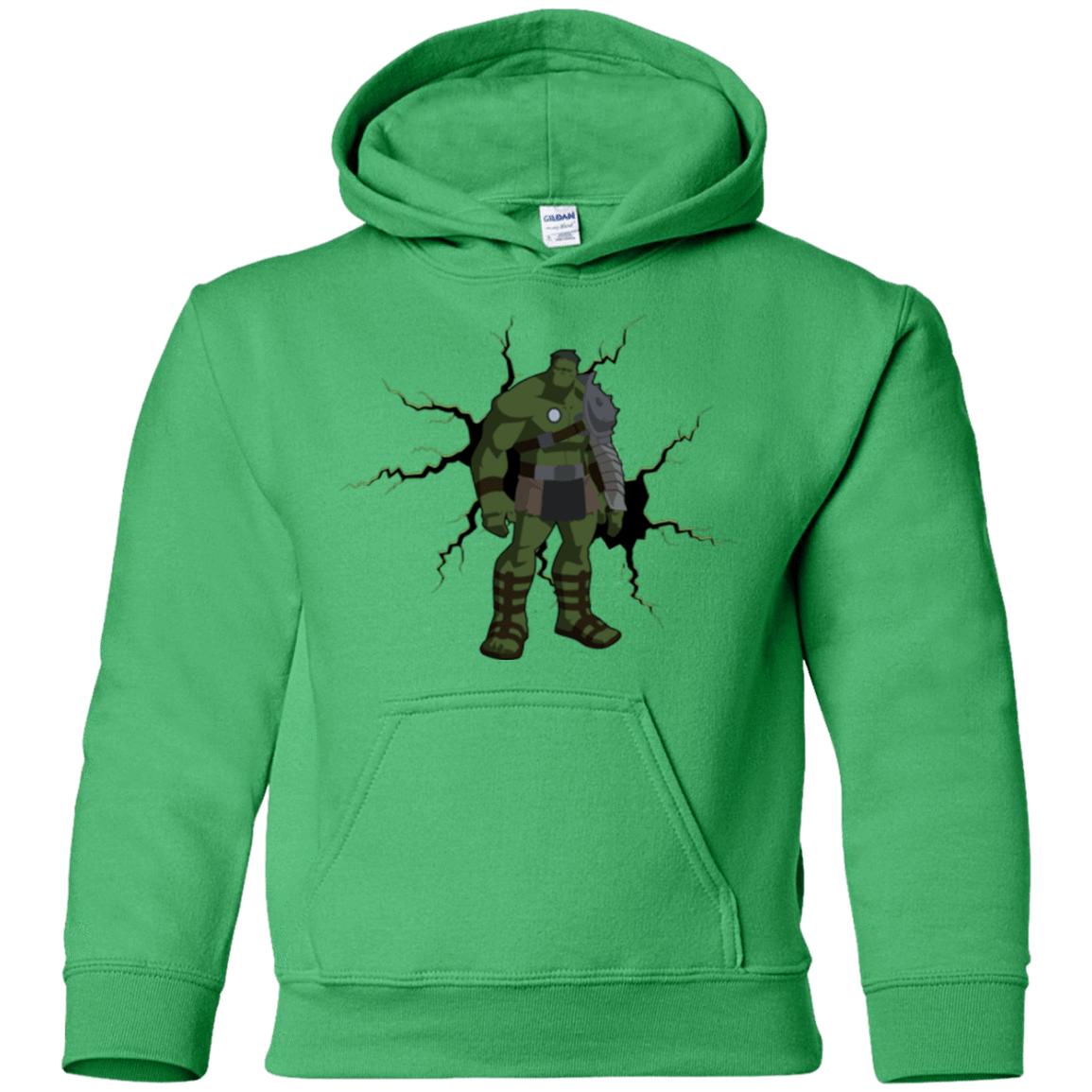 Sweatshirts Irish Green / YS The Hulk Youth Hoodie