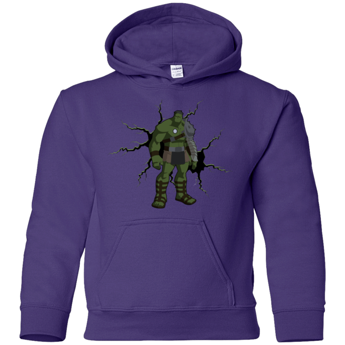 Sweatshirts Purple / YS The Hulk Youth Hoodie