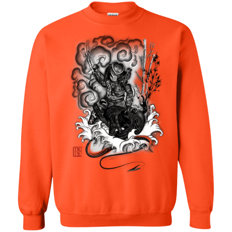 Sweatshirts Orange / Small The hunter and the demon Crewneck Sweatshirt