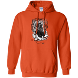 Sweatshirts Orange / Small The hunter and the demon Pullover Hoodie