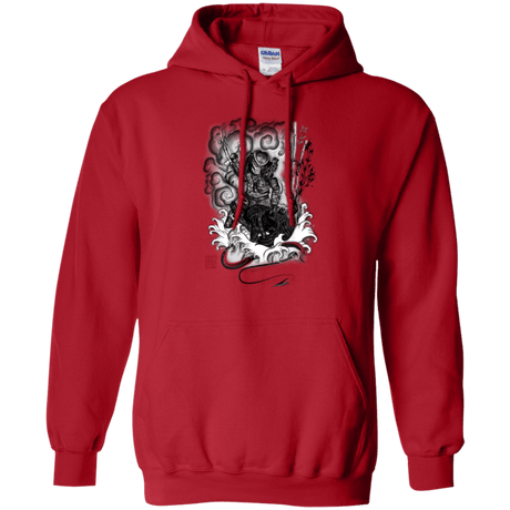 Sweatshirts Red / Small The hunter and the demon Pullover Hoodie