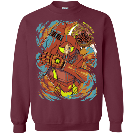Sweatshirts Maroon / Small The Huntress Crewneck Sweatshirt