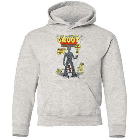 Sweatshirts Ash / YS The Incredible Groot Youth Hoodie