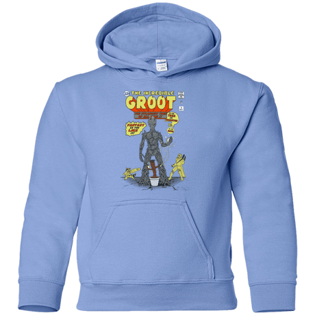 Sweatshirts Carolina Blue / YS The Incredible Groot Youth Hoodie