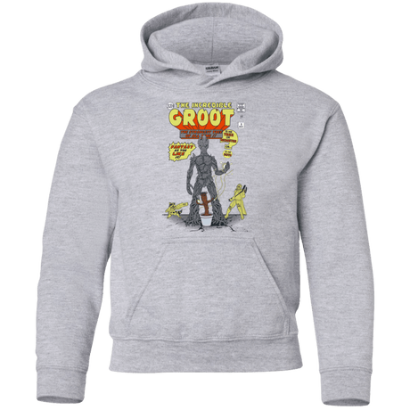 Sweatshirts Sport Grey / YS The Incredible Groot Youth Hoodie