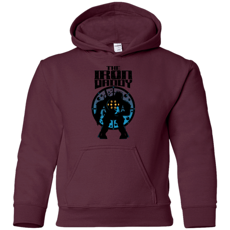 Sweatshirts Maroon / YS The Iron Daddy Youth Hoodie