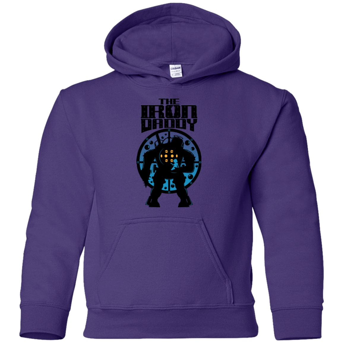 Sweatshirts Purple / YS The Iron Daddy Youth Hoodie