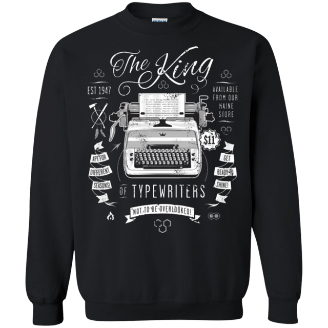 Sweatshirts Black / Small The King of Typewriters Crewneck Sweatshirt