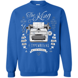 Sweatshirts Royal / Small The King of Typewriters Crewneck Sweatshirt