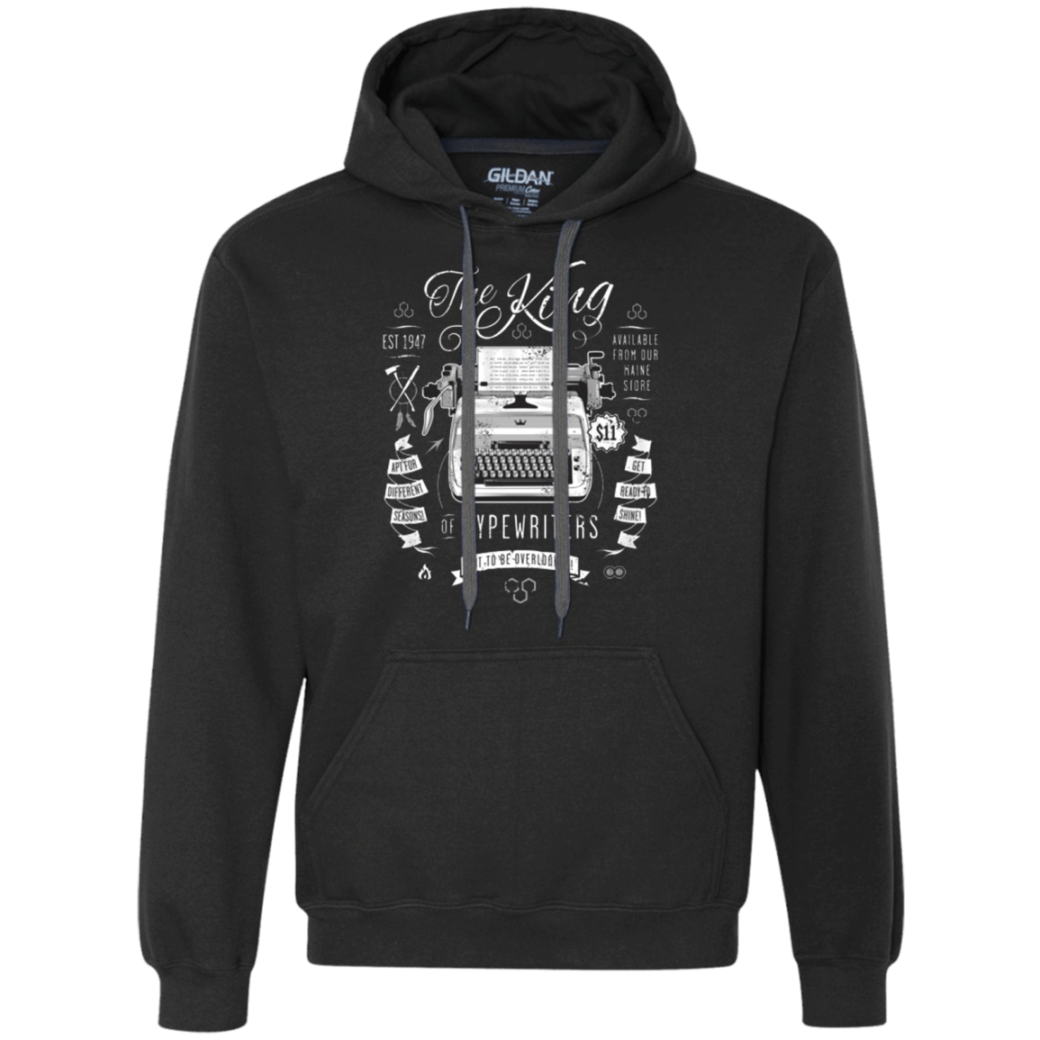 Sweatshirts Black / Small The King of Typewriters Premium Fleece Hoodie