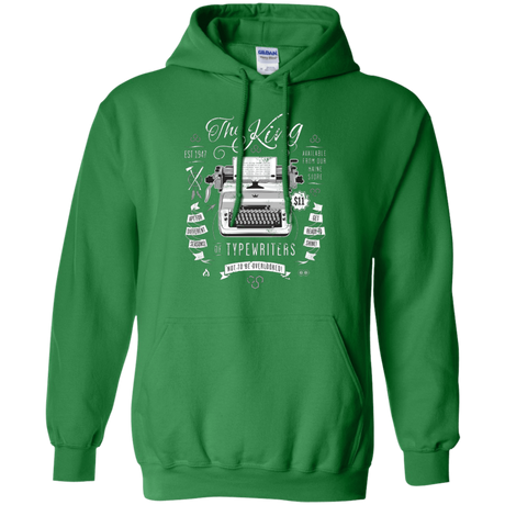 Sweatshirts Irish Green / Small The King of Typewriters Pullover Hoodie