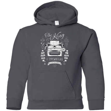 Sweatshirts Charcoal / YS The King of Typewriters Youth Hoodie