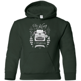 Sweatshirts Forest Green / YS The King of Typewriters Youth Hoodie