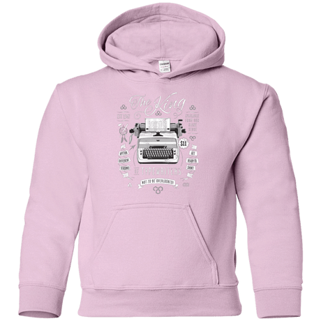 Sweatshirts Light Pink / YS The King of Typewriters Youth Hoodie