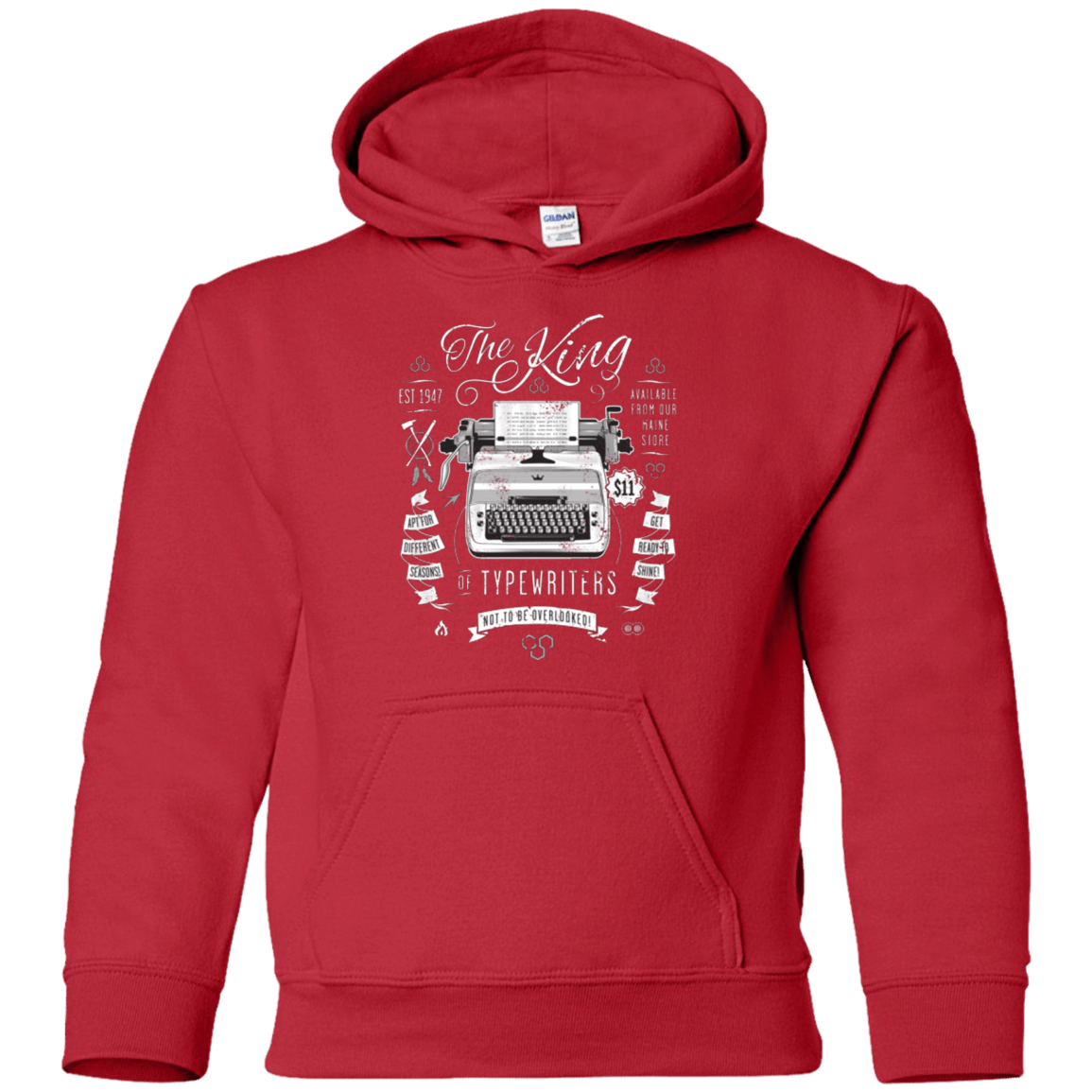 Sweatshirts Red / YS The King of Typewriters Youth Hoodie