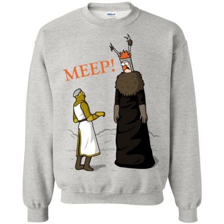 Sweatshirts Ash / Small The Knight Who Says MEEP Crewneck Sweatshirt