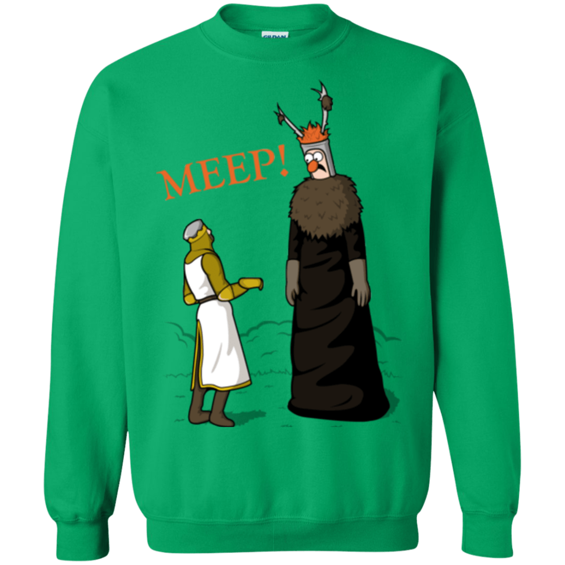 Sweatshirts Irish Green / Small The Knight Who Says MEEP Crewneck Sweatshirt