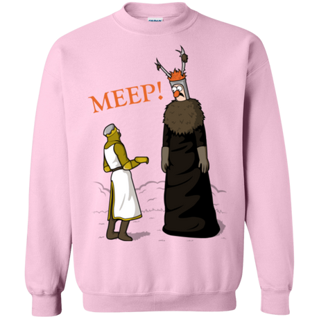 Sweatshirts Light Pink / Small The Knight Who Says MEEP Crewneck Sweatshirt