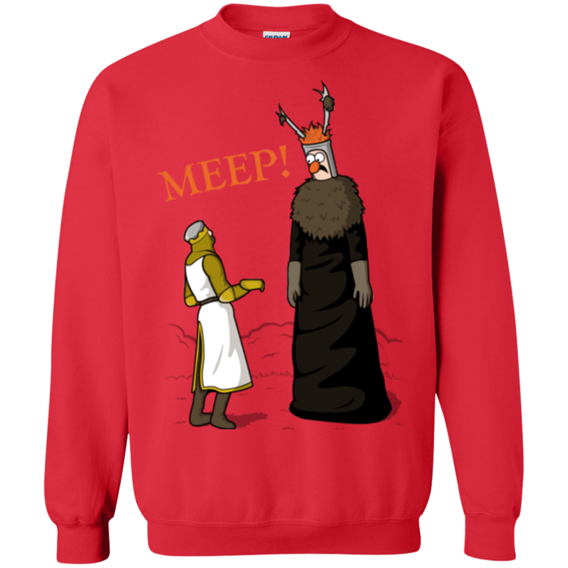 Sweatshirts Red / Small The Knight Who Says MEEP Crewneck Sweatshirt