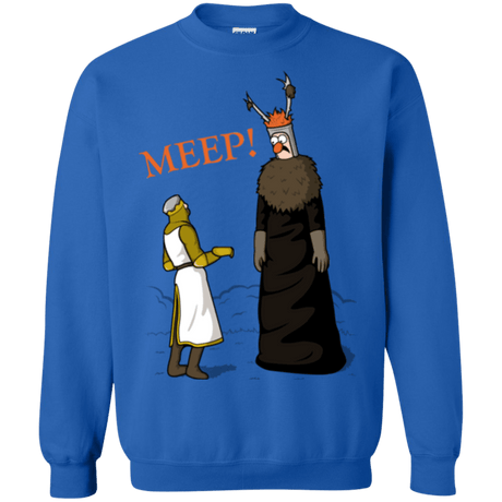 Sweatshirts Royal / Small The Knight Who Says MEEP Crewneck Sweatshirt