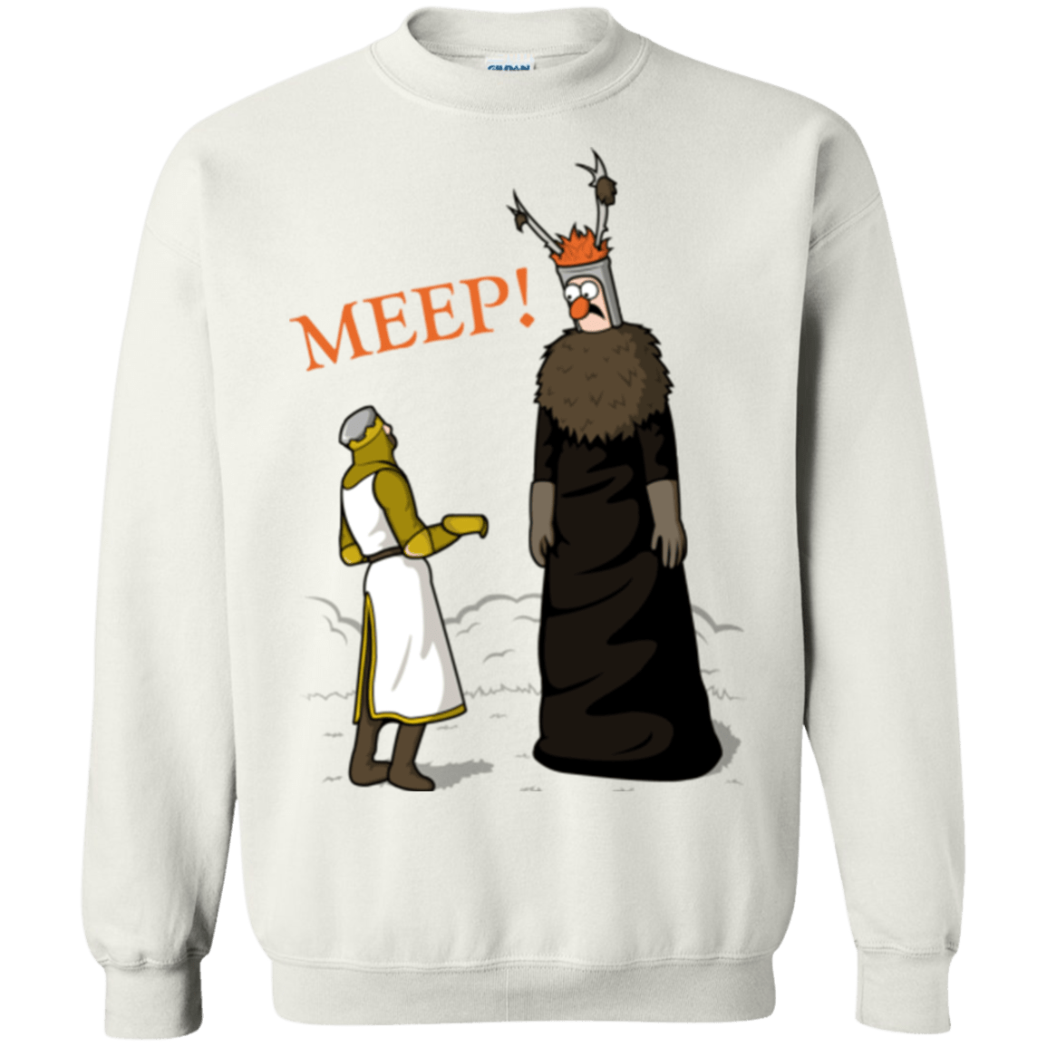 Sweatshirts White / Small The Knight Who Says MEEP Crewneck Sweatshirt