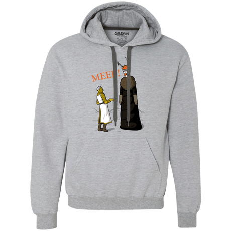 Sweatshirts Sport Grey / Small The Knight Who Says MEEP Premium Fleece Hoodie