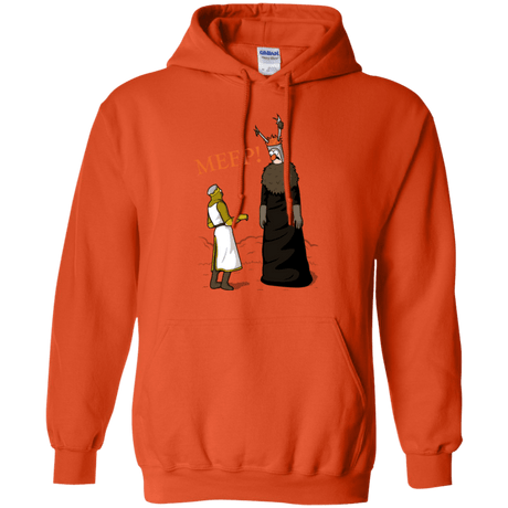 Sweatshirts Orange / Small The Knight Who Says MEEP Pullover Hoodie