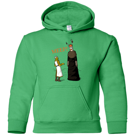 Sweatshirts Irish Green / YS The Knight Who Says MEEP Youth Hoodie