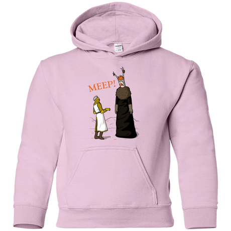 Sweatshirts Light Pink / YS The Knight Who Says MEEP Youth Hoodie