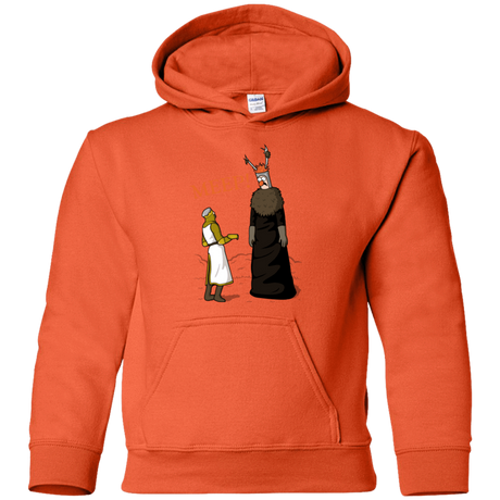 Sweatshirts Orange / YS The Knight Who Says MEEP Youth Hoodie