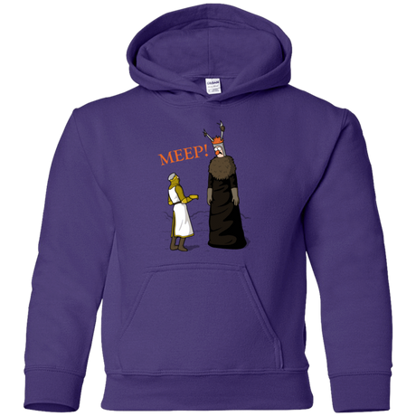 Sweatshirts Purple / YS The Knight Who Says MEEP Youth Hoodie