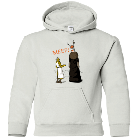Sweatshirts White / YS The Knight Who Says MEEP Youth Hoodie