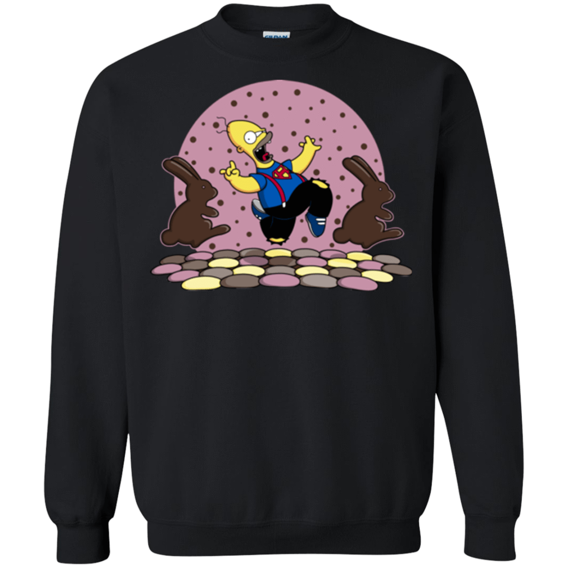 Sweatshirts Black / Small The Land of Chocolate Crewneck Sweatshirt