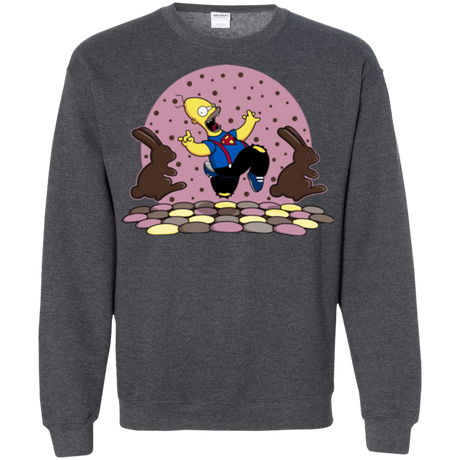 Sweatshirts Dark Heather / Small The Land of Chocolate Crewneck Sweatshirt