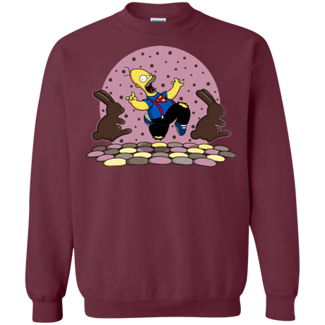 Sweatshirts Maroon / Small The Land of Chocolate Crewneck Sweatshirt