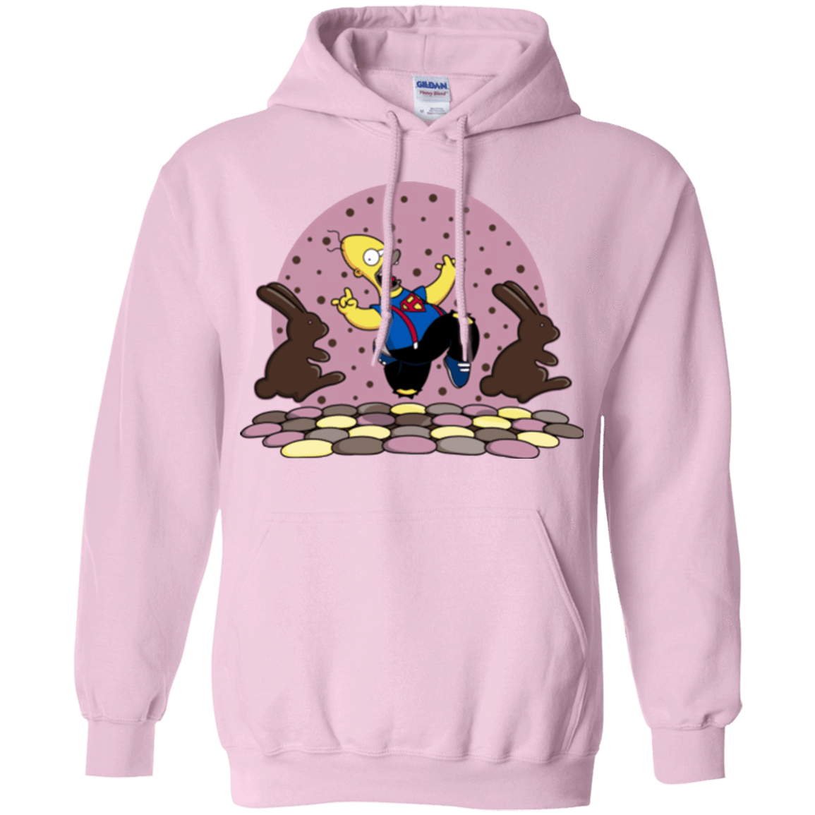 Sweatshirts Light Pink / Small The Land of Chocolate Pullover Hoodie