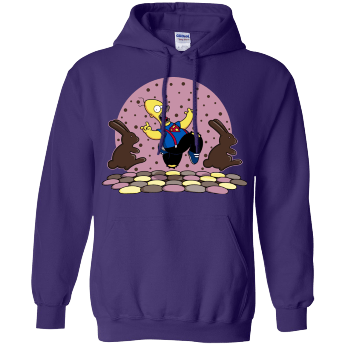Sweatshirts Purple / Small The Land of Chocolate Pullover Hoodie